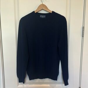 Joseph & Lyman 100% Cashmere Men’s Crewneck Navy Blue Sweater